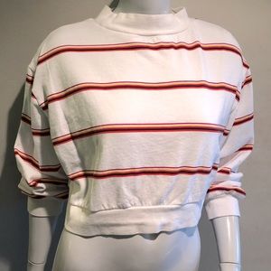 Vintage long sleeve crop top